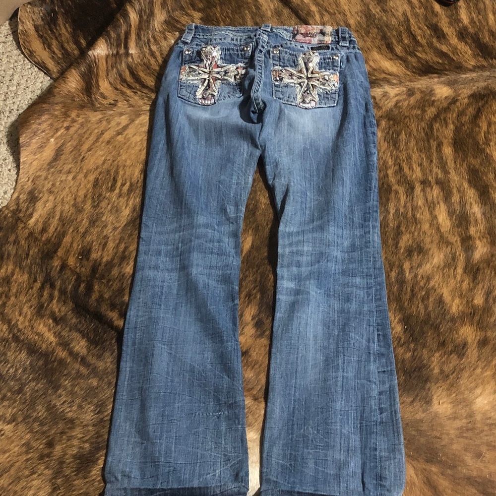 Miss Me sequin jeans in size 29 boot